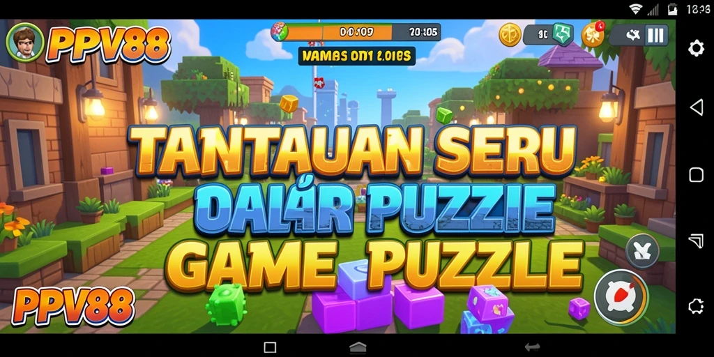 Tampilan gameplay PPV88 dengan puzzle yang menantang dan interaktif.