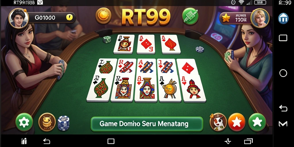 Tampilan gameplay menarik dari RT99 dengan interaksi Domino.