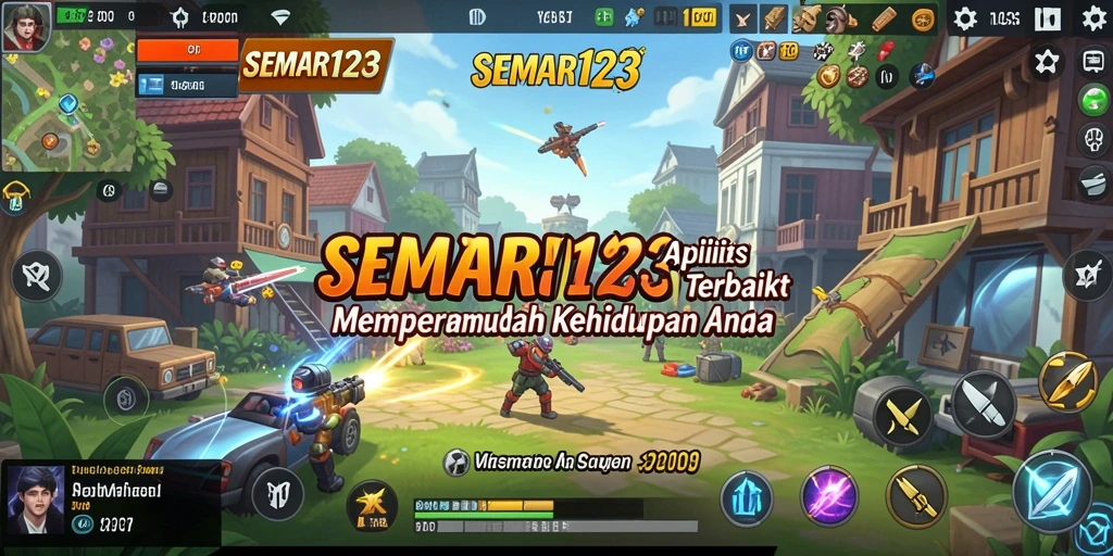 Screenshot utama SEMAR123 menunjukkan berbagai fitur utilitas yang tersedia.