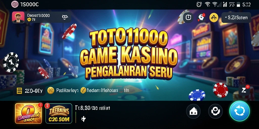 Gameplay seru di aplikasi Kasino TOTO1000 yang menarik perhatian.